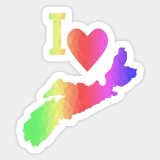 Nova Scotia, Canada Map Sticker